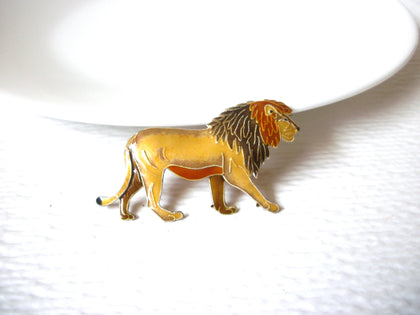 Vintage 1950s Lion Brooch Pin 121620