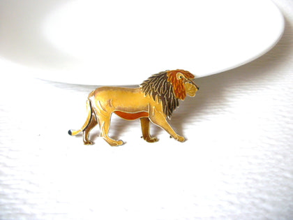 Vintage 1950s Lion Brooch Pin 121620