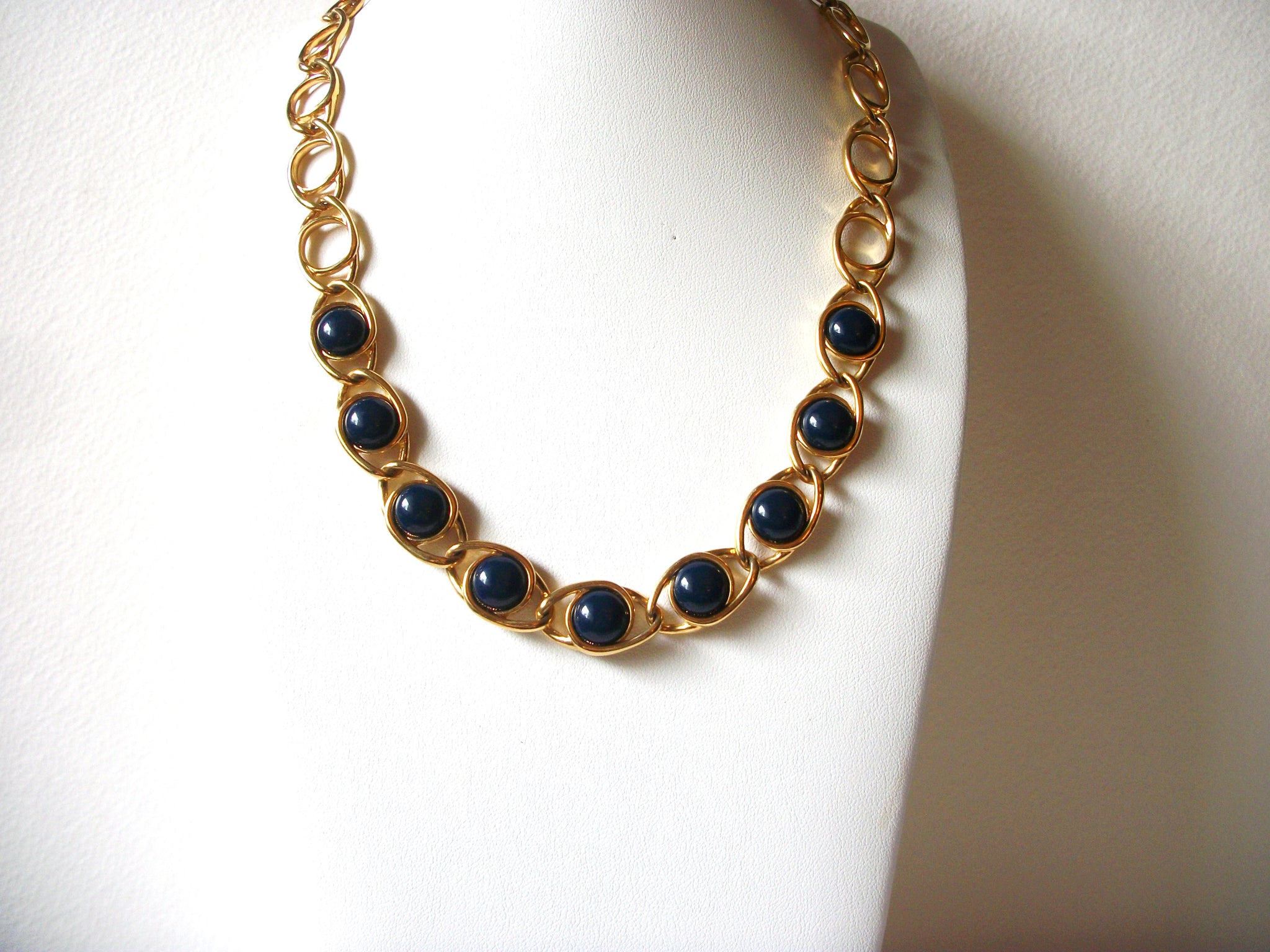 NAPIER Gold Blue Necklace 60720