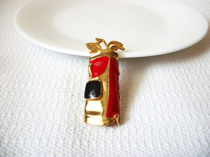 Vintage Sport Themed Golf Brooch 41120