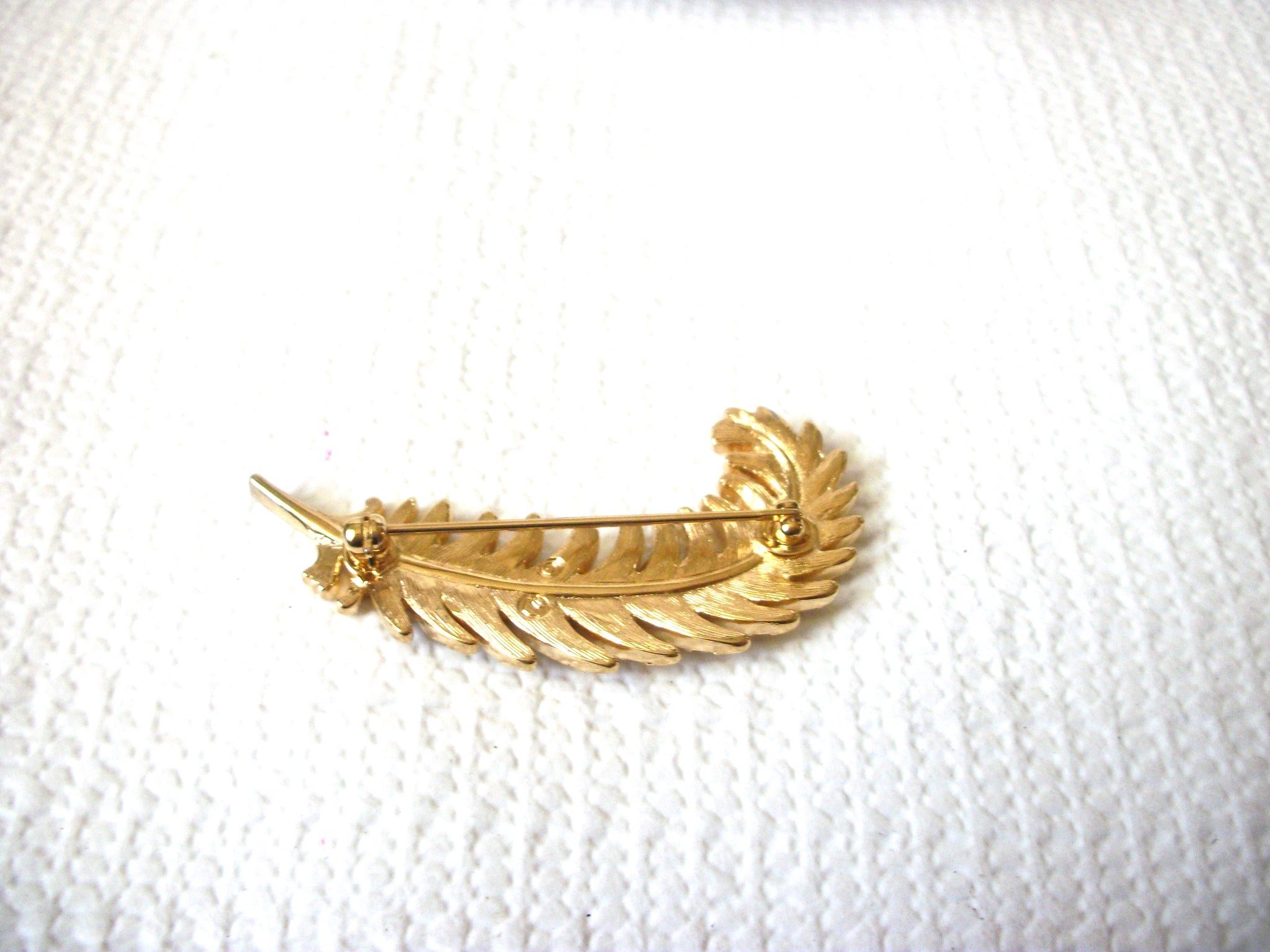 Vintage SWAN Logo Crystal Brooch 41120