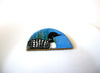 Vintage Marblehead Glazed Pottery Duck Brooch Pin 121820
