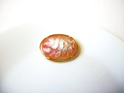 Vintage Floral Cellulose Brooch Pin 121820