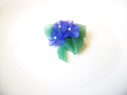 Vintage Violet Flower Brooch Pin 121320