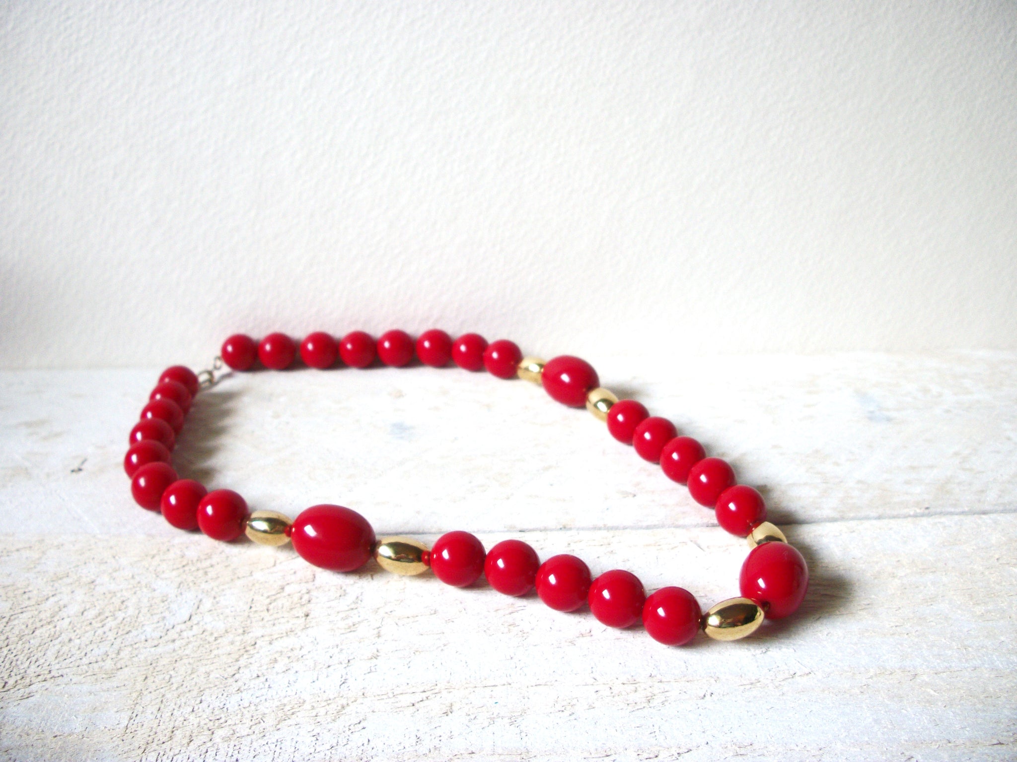 Vintage Red Gold Necklace 60720