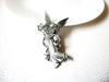 Vintage JJ Stamped Fairy Angel Brooch Pin 121920