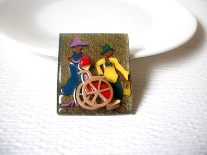 Vintage Lucinda Woman Pins We Care Best Friends Pins By Lucinda 122020