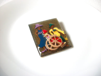 Vintage Lucinda Woman Pins We Care Best Friends Pins By Lucinda 122020