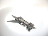 Vintage JJ Stamped Fairy Angel Brooch Pin 121920
