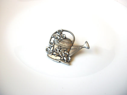 Vintage Birds And Bloom Pewter Gardner Brooch Pin 121320