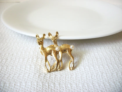 Vintage Deer Cotton Tail Stick Pin 41120