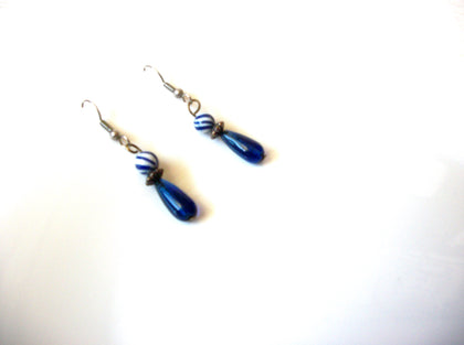 Blue Glass Earrings 121720