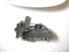 Vintage JJ Stamped Cats In Love Rhinestone Brooch Pin 121820