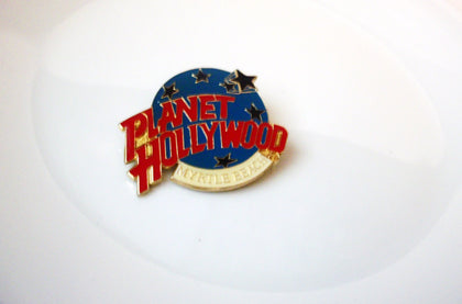 Vintage Planet Hollywood Brooch Pin 121820 S