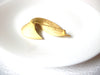 Vintage Gold Toned Curved Brooch Pin 121920