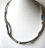 Retro Silver Blue Necklace 60720