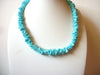 Retro Light Blue PUKA Shell Necklace 61820