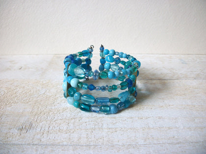 Hand Made Retro Blue Glass Bracelet 62420