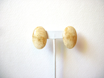 1950s Marbleized Vintage Earrings 61620