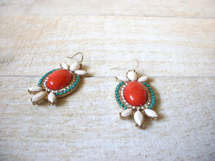 Retro Orange Earrings 61020