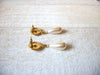 Vintage Faux Pearl Dangle Earrings 61520