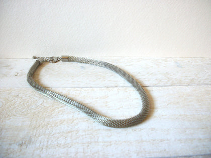 Retro Silver Coil Snake Necklace 61520