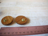 Vintage Chunky Wood Earrings 61520
