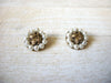 Vintage Celebrity NY Pearl Cluster Earrings 61020