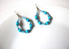 Hand Made Blue Bohemian Dangle Earrings 121920