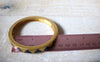 LIA SOPHIA Matte Gold Blue Enameled Bangle Bracelet 62120