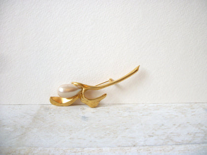 Long Vintage MARVELLA Rose Brooch 61720