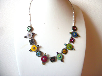 Retro 1970s Rhinestones Necklace 61920