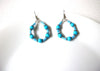 Hand Made Blue Bohemian Dangle Earrings 121920