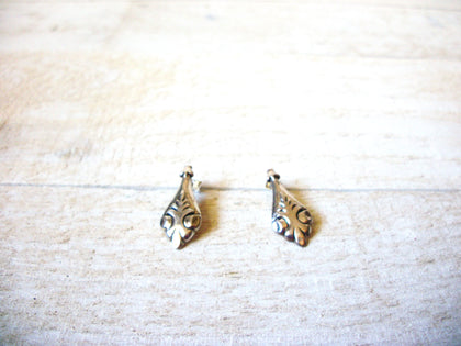 Vintage Silver Toned Earrings 61620