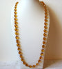 Vintage Amber Golden Necklace 61620