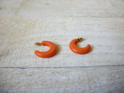 Vintage Orange Earrings 61620