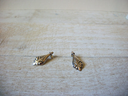 Vintage Silver Toned Earrings 61620