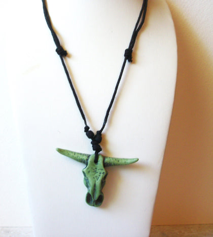 Retro Skull Head Necklace 61120