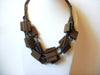 Bohemian Wood Necklace 61320