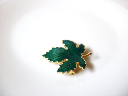 Vintage Maple Fall Leaf Brooch Pin 121720