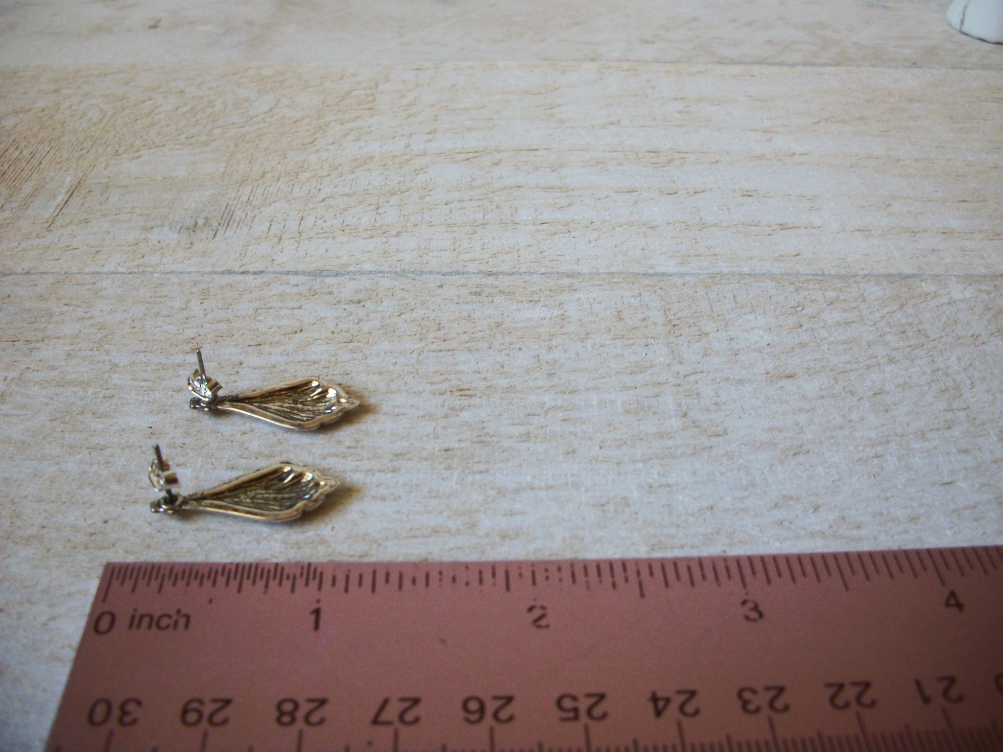 Vintage Silver Toned Earrings 61620