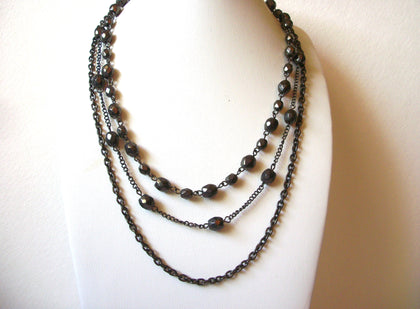 Vintage Dark Metal Necklace 60920