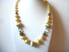 JAPAN Yellow Glass Necklace 61920