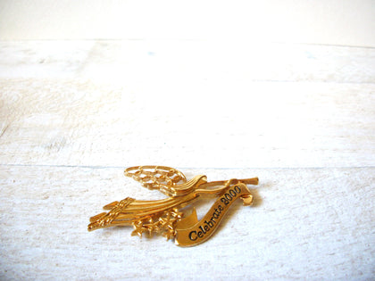 Vintage Celebrate 2000 Brooch 61620
