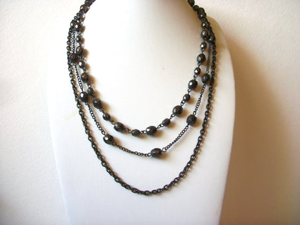 Vintage Dark Metal Necklace 60920