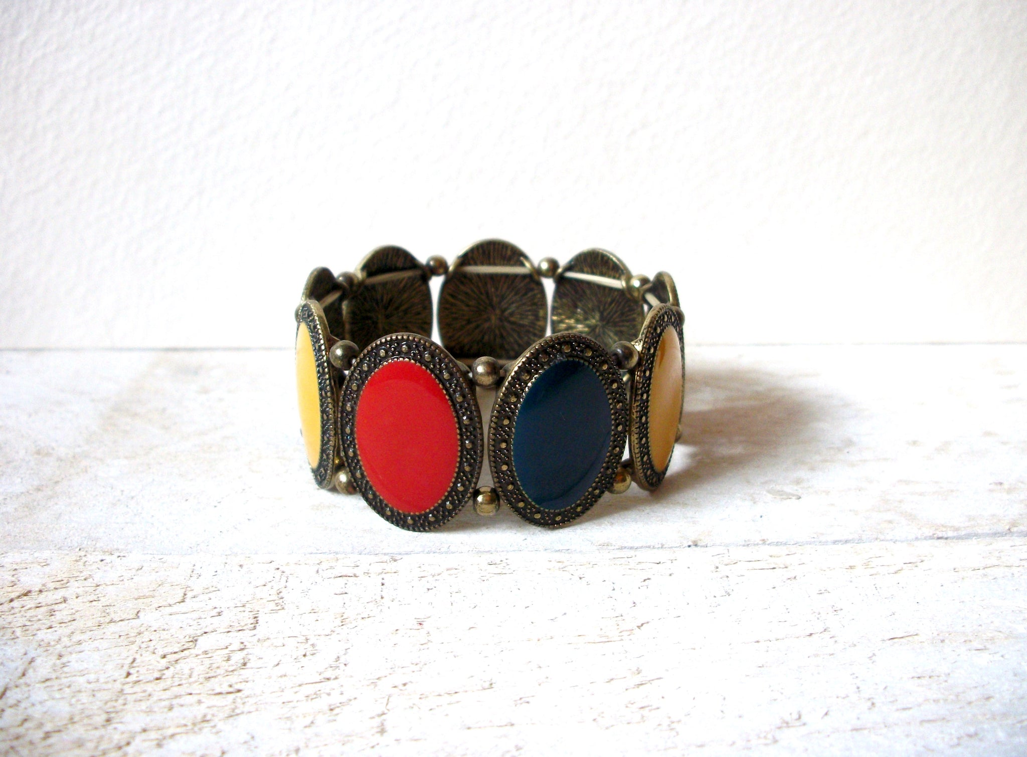 Retro Enameled Colorful Bracelet 62120