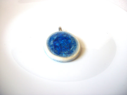 Hand Made Glazed Pottery Pendant 121720