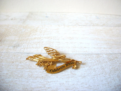 Vintage Celebrate 2000 Brooch 61620