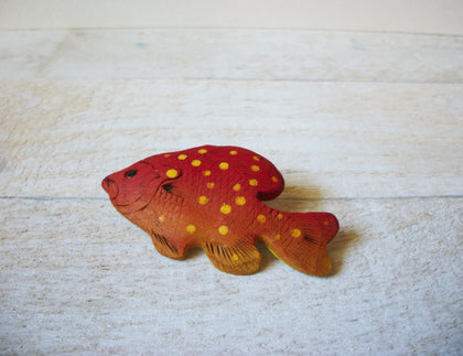 Large Hand Painted Vintage Fish Brooch 61620