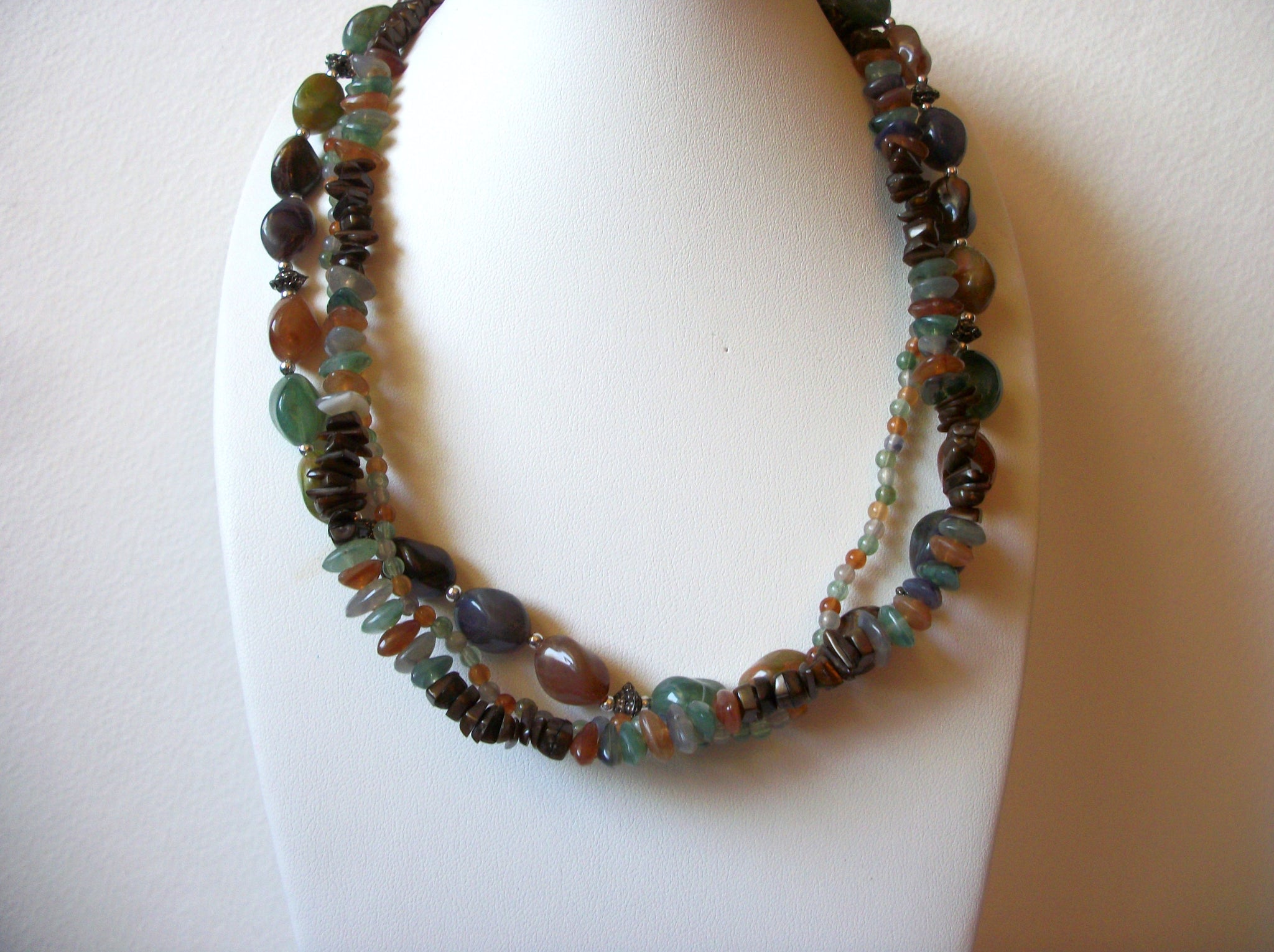 Hand Made Lucite Necklace 61820